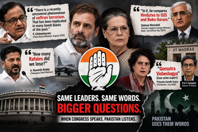 Congress controversy over national interest Pakistan narratives and Operation Sindoor